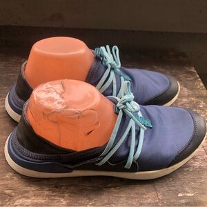 OluKai MIKI SLIP Womens Blue Black Slip On Black Comfort Sneakers Size W9